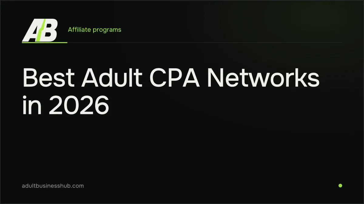 Best Adult CPA Networks in 2026