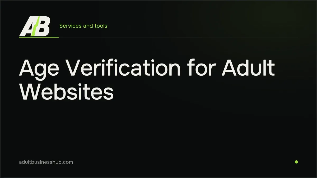 Age Verification for Adult Websites
