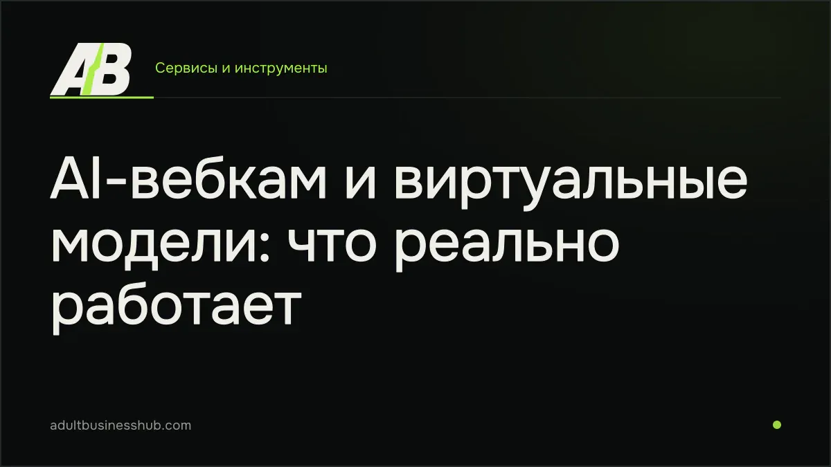 AI-вебкам и виртуальные модели: что реально работает