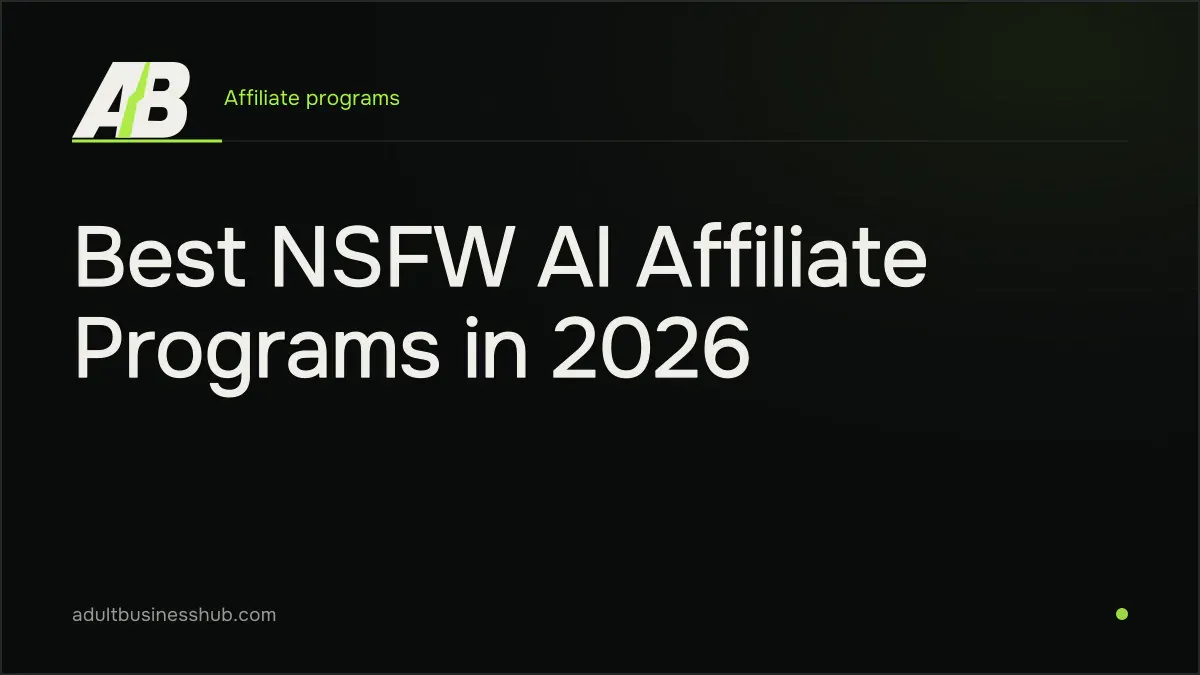 Best NSFW AI Affiliate Programs in 2026