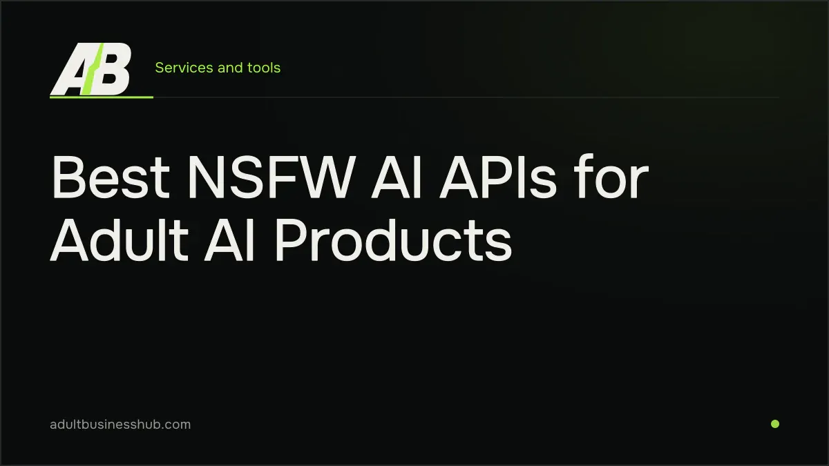 Best NSFW AI APIs for Adult AI Products